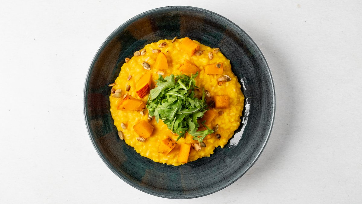 RISOTTO ALLA ZUCCA E RUCOLA