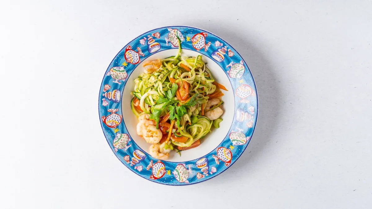 Zoodles Gamberetti