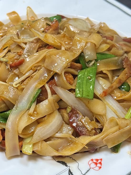 Roast Pork Chow Fun(Flat and wide)