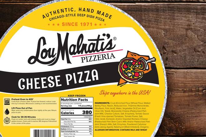 Frozen Deep Dish Cheese