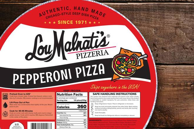 Frozen Deep Dish Pepperoni