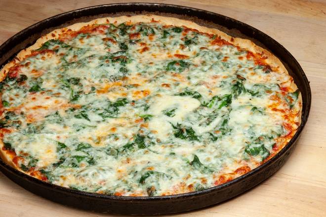 Thin Crust Spinach