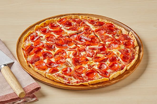 Thin Crust Triple Pepp