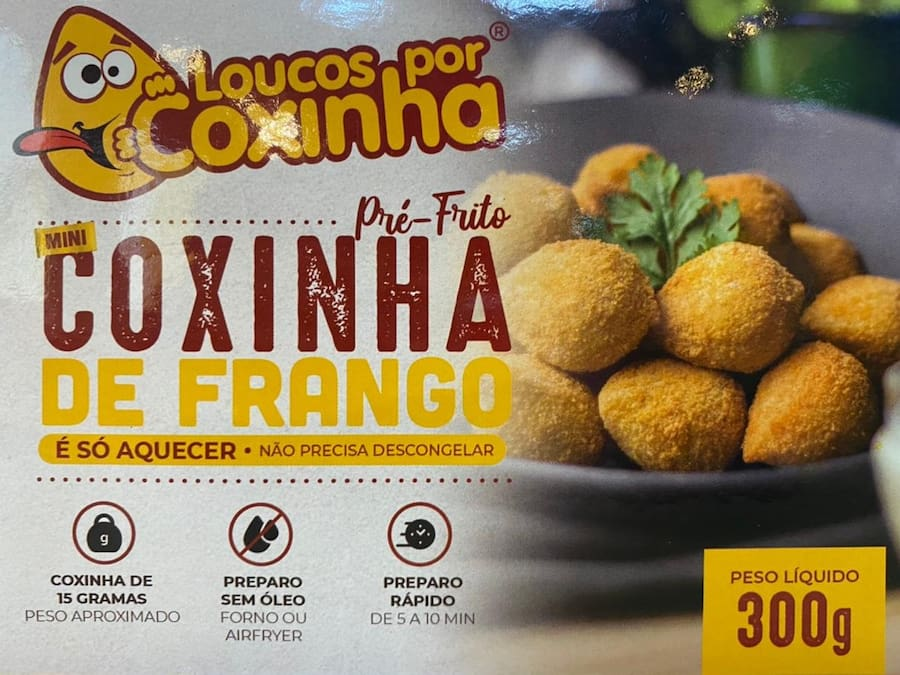 Pré-frita Coxinha de Frango