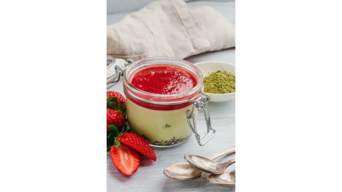 Cheese cake matcha chai
