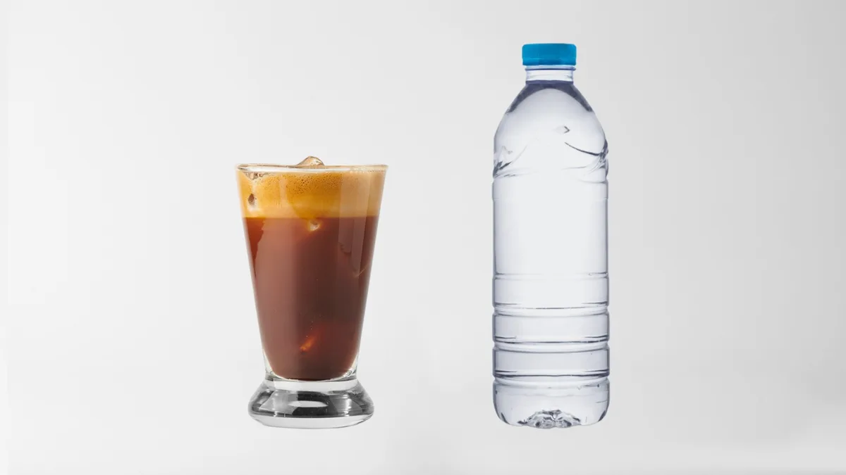 1 Coffee + 1 Water 0.5 l!