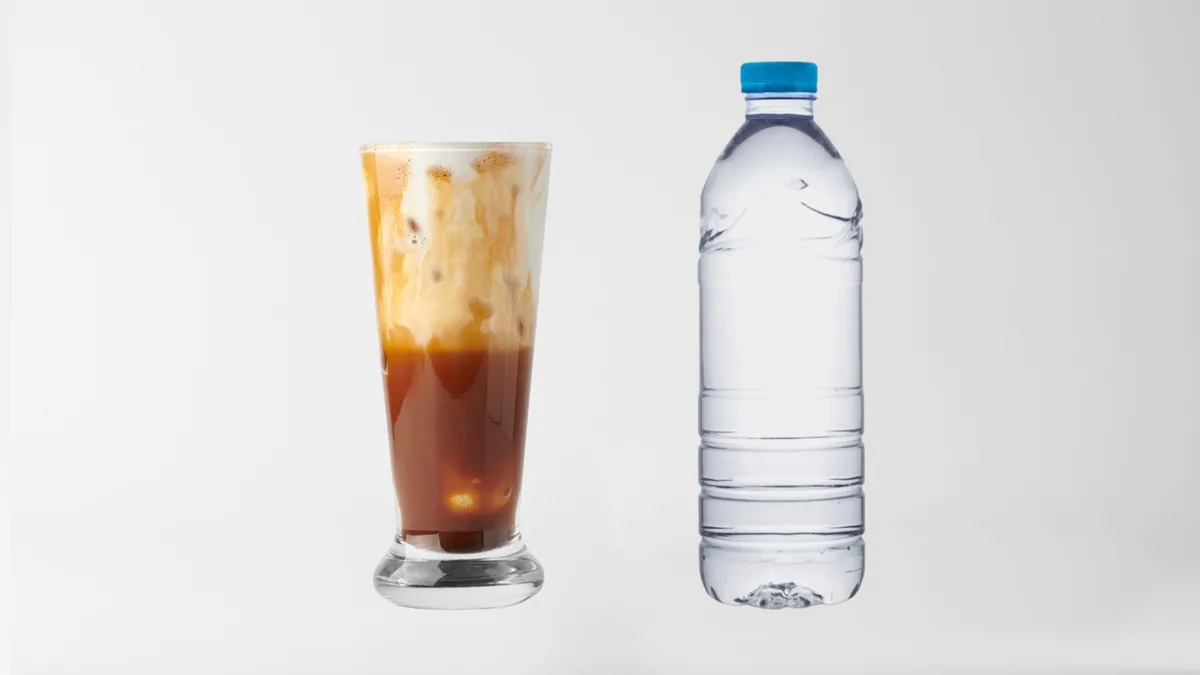 2 Coffees + 2 Waters 0.5 l!