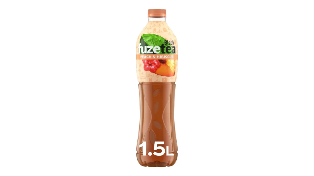 Fuze Black Ice Tea Peach, Hibiscus 0.5 l