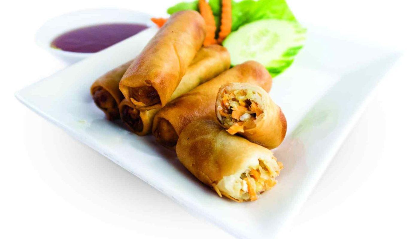 1. Vegetable Spring Rolls (Chả Giò)-5 Rolls