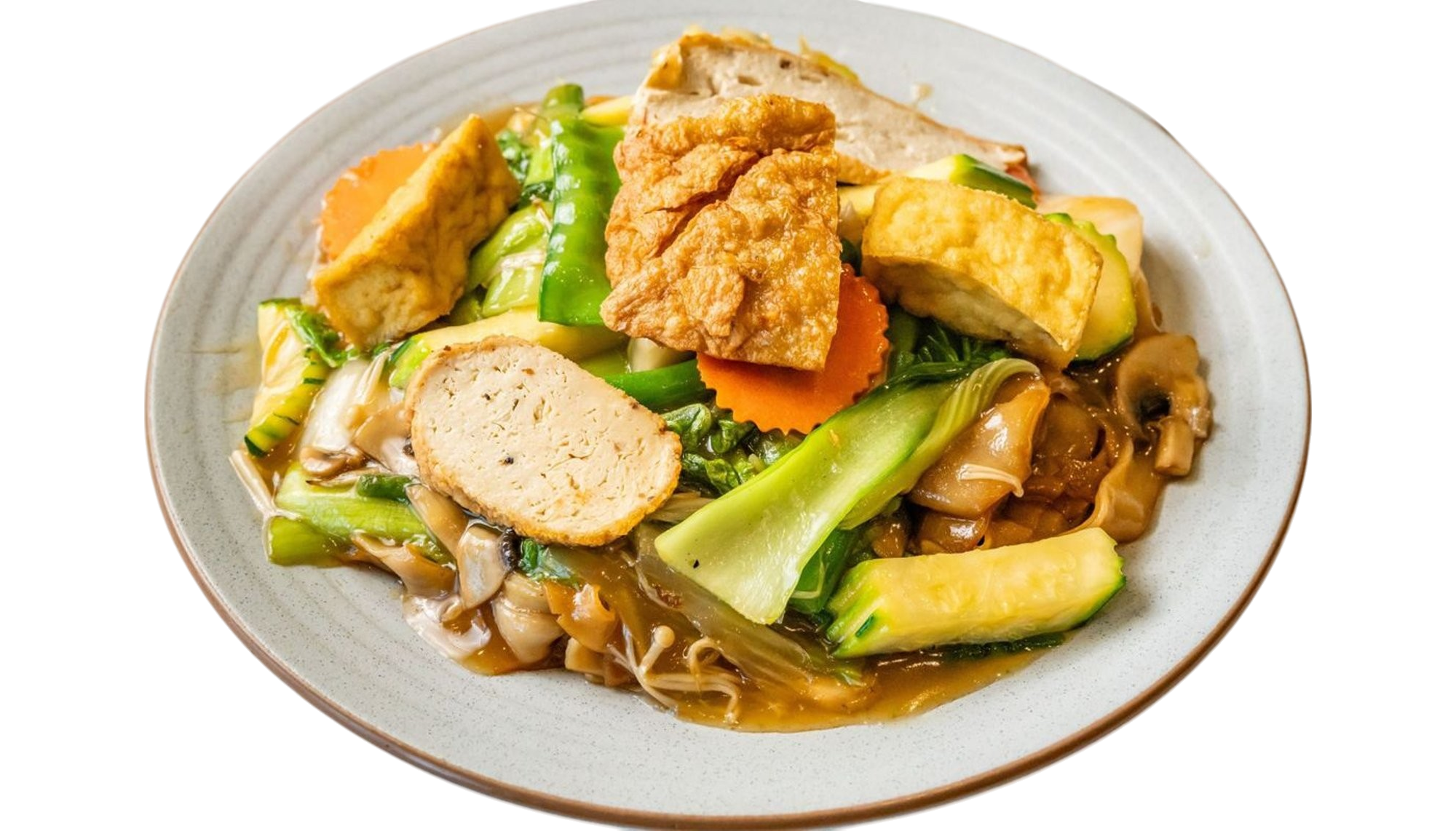 46. Soft Flat Rice Noodle Braised Combination