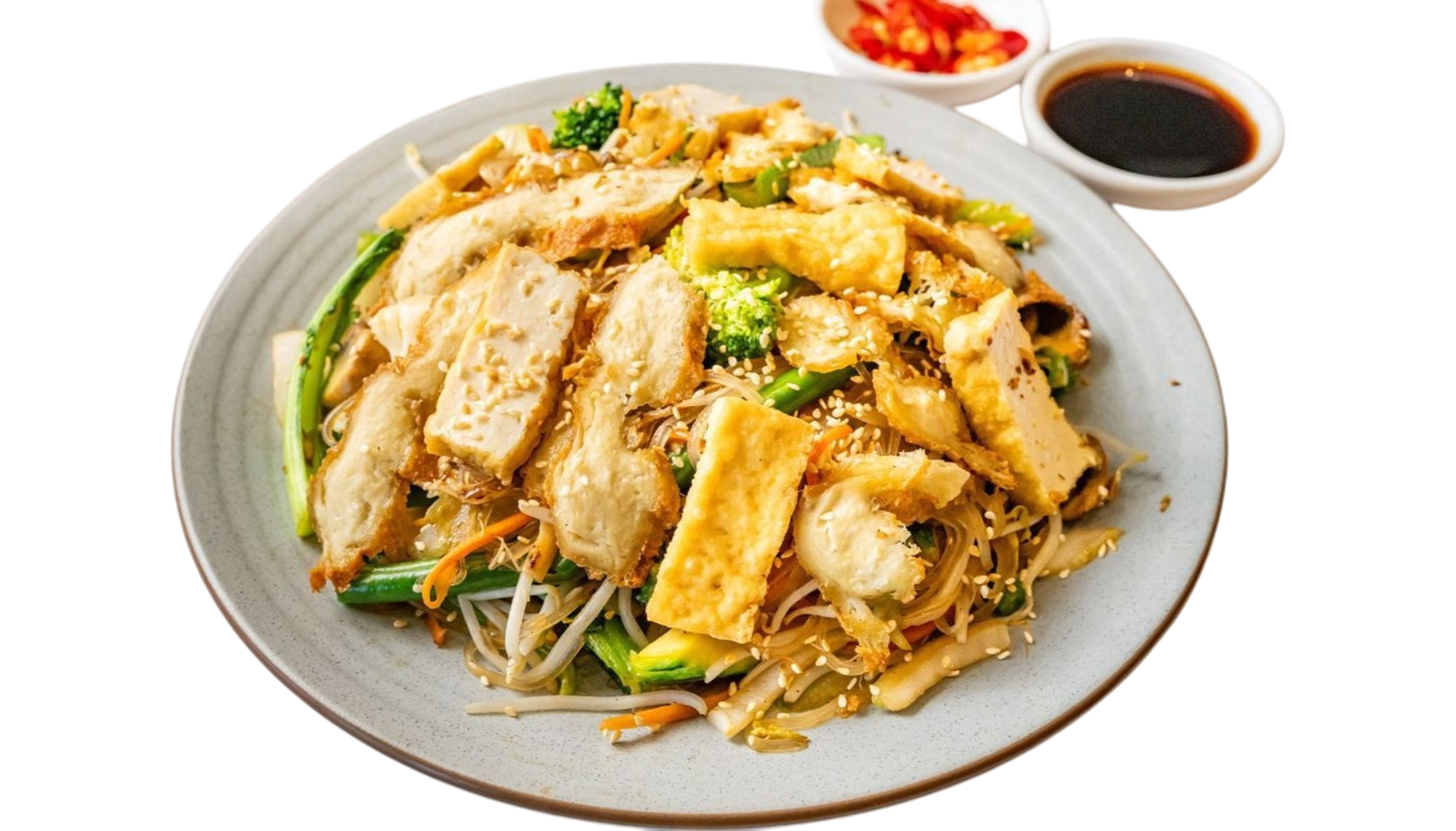 48. Chewy Rice Noodle Vegetable Stir-fry (Dai Xào Khô)