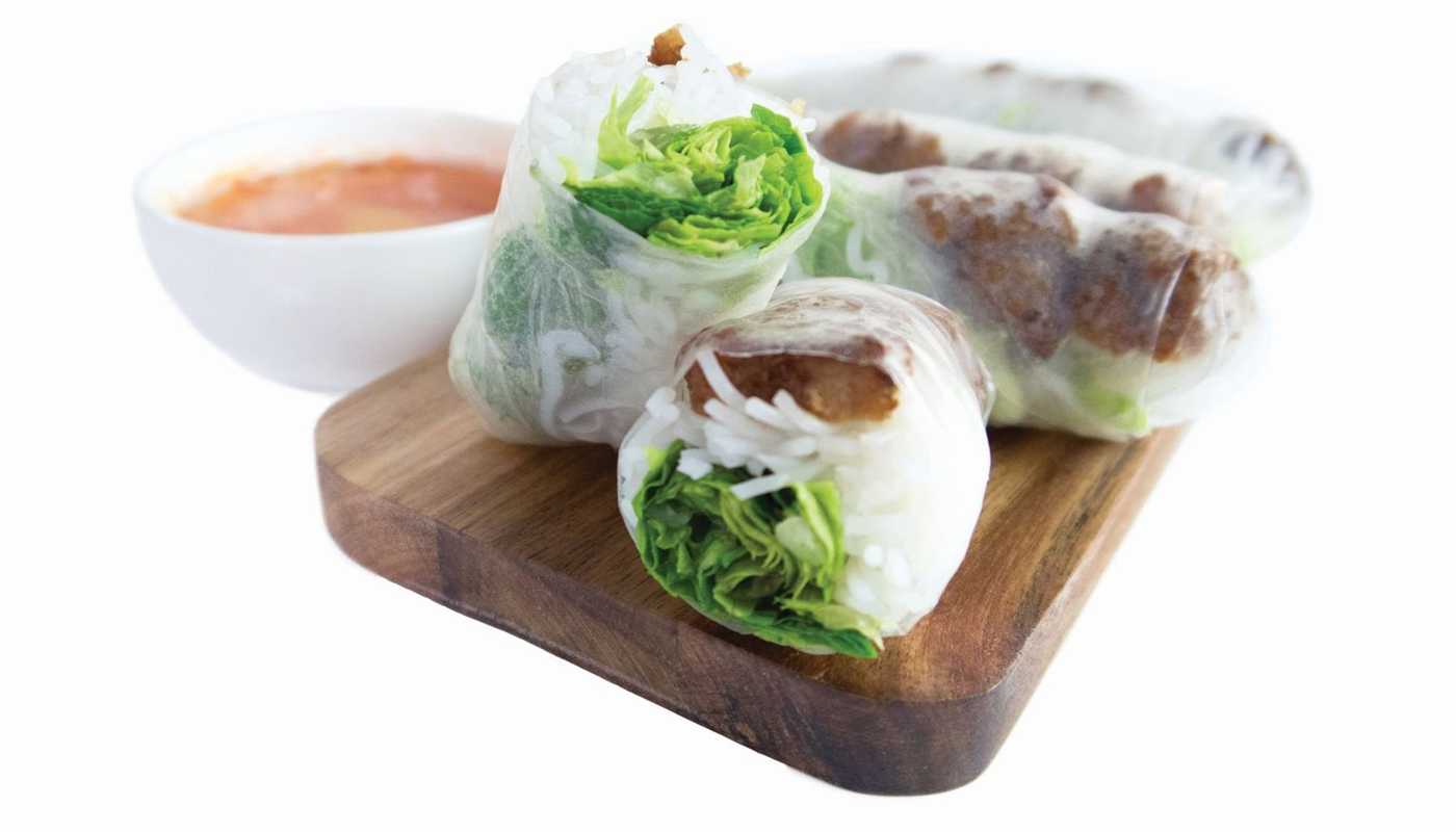6. BBQ Vegan Chicken Rolls