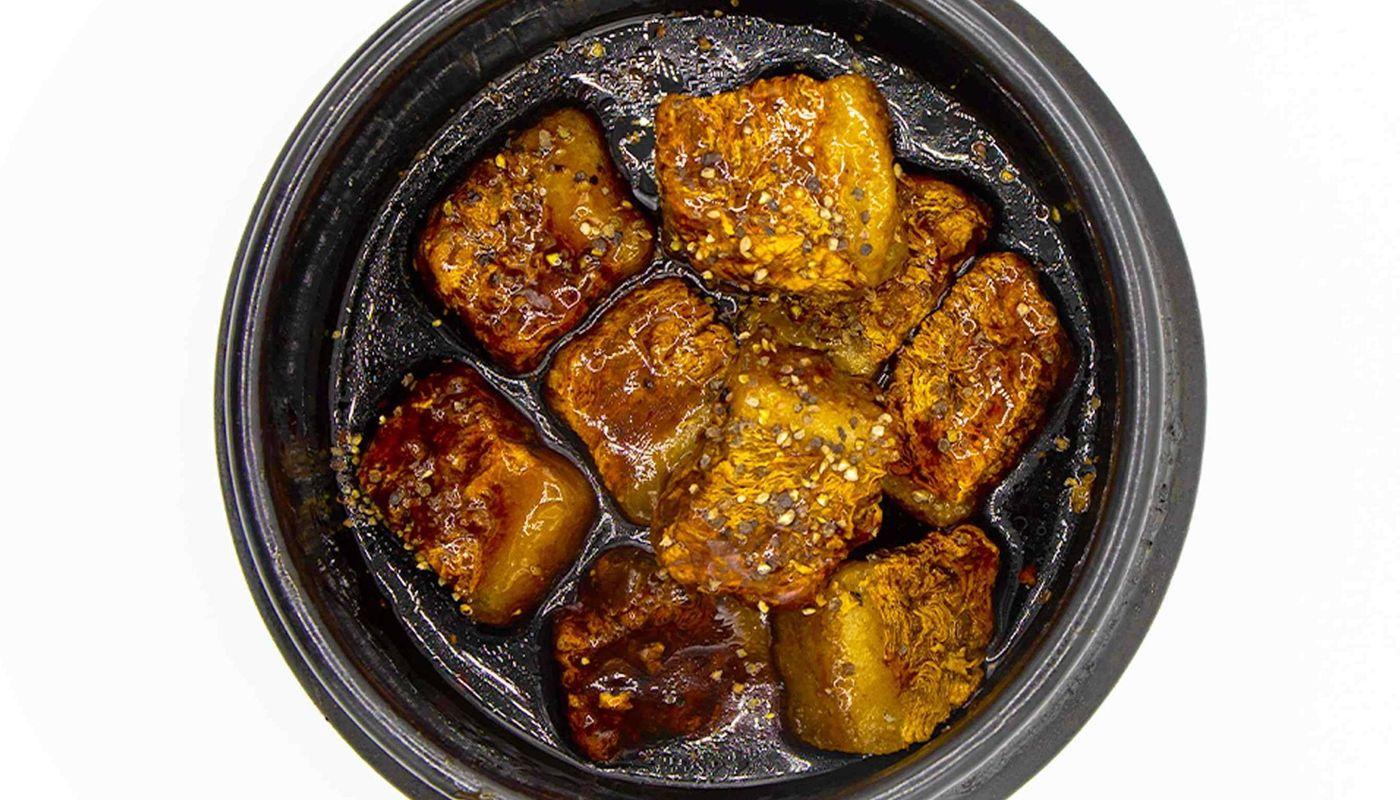 79. Vegan Pork Belly Claypot