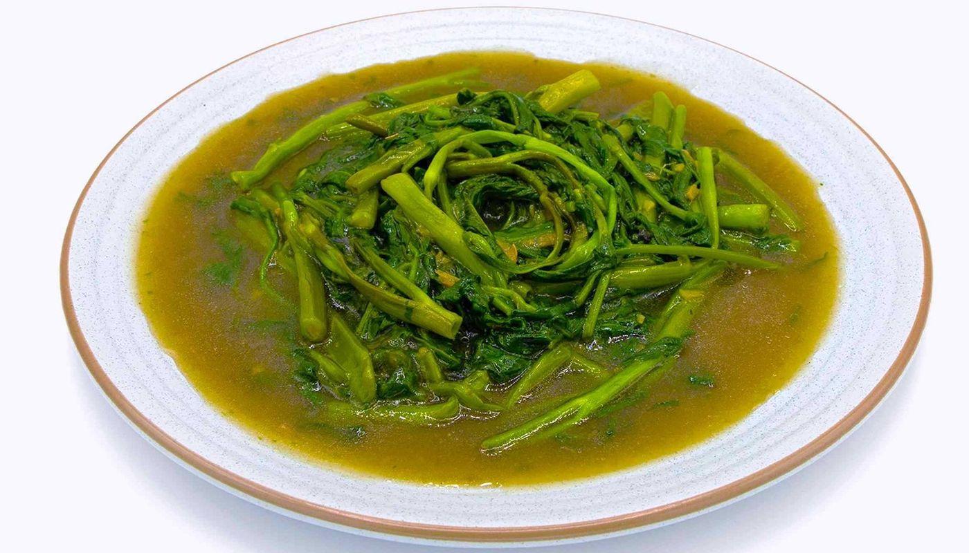99. Water Spinach with Ginger Sauce
