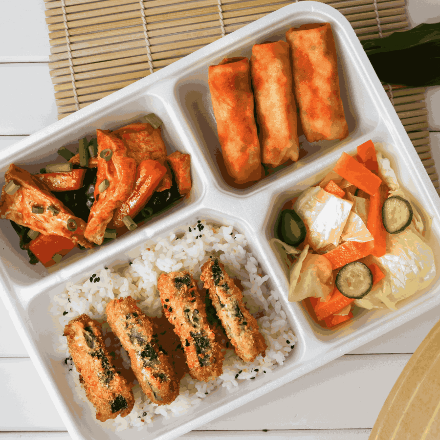 Bentô File de Peixe Vegano