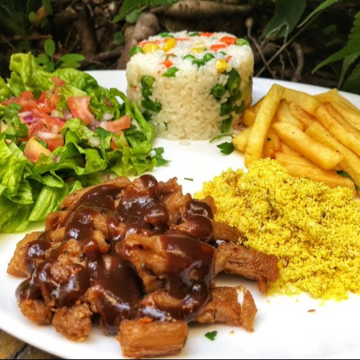 Costelinha Cubos Ao Molho Berbecue