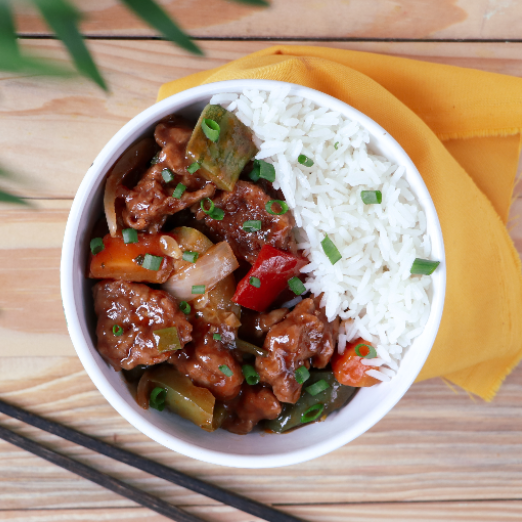 Frango Xadrez Agridoce C\ Legumes