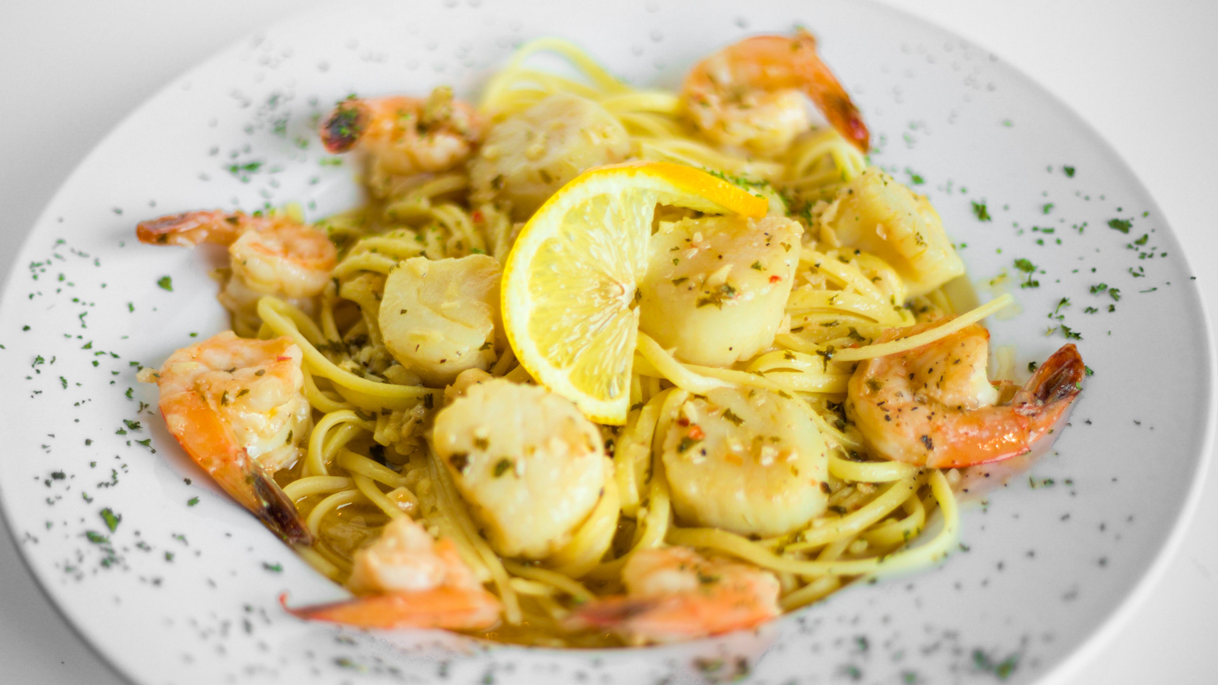 Shrimp and Scallop Scampi