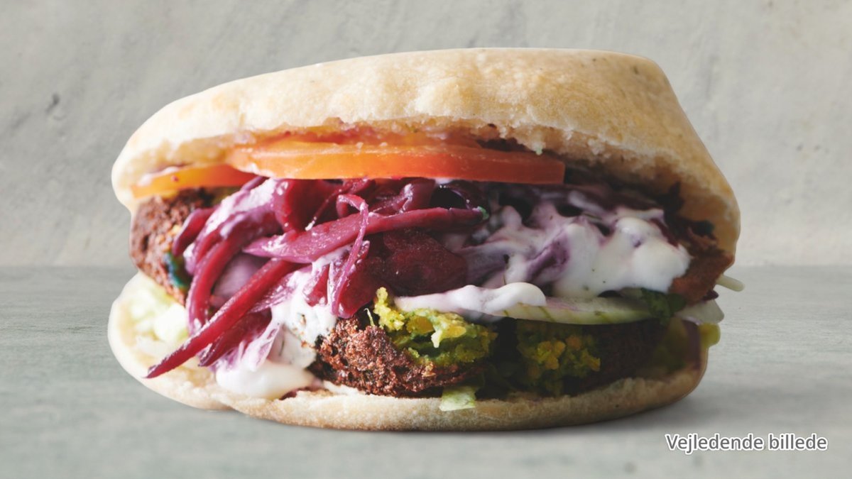 Falafel Pitabrød (V)