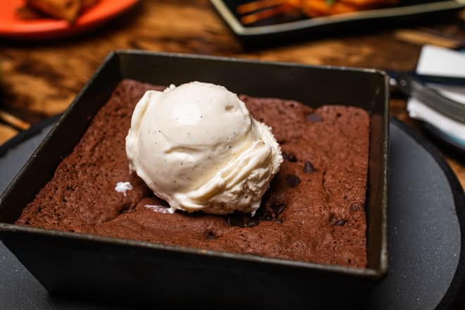 Steel Pan Flourless Fudge Brownie (GF)