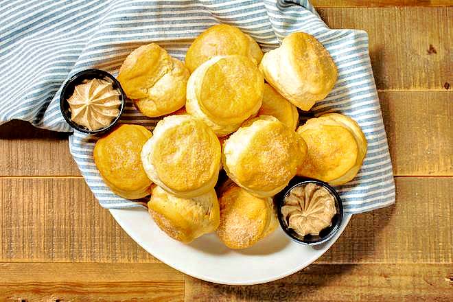 ADD FRESHLY BAKED BISCUITS and APPLE BUTTER - DOZEN