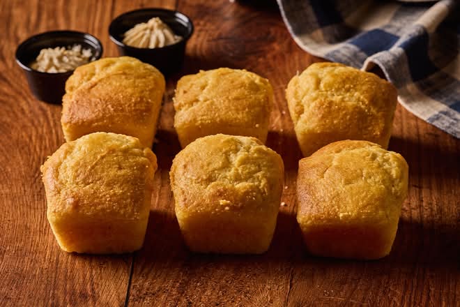 CORNBREAD and APPLE BUTTER - HALF  DOZEN