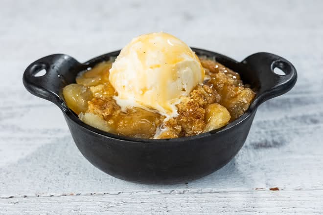 DEEP-DISH APPLE COBBLER