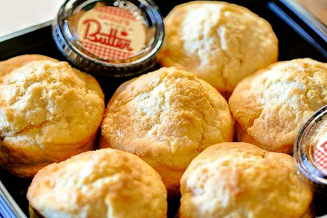FRESHLY BAKED BISCUITS and APPLE BUTTER - HALF  DOZEN