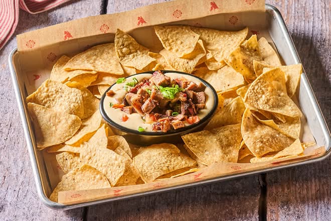 SMOKED BRISKET QUESO DIP