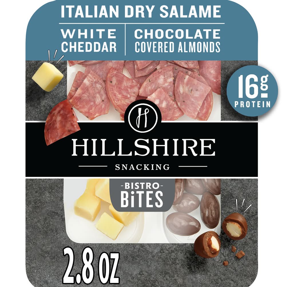 Hillshire Italian Dry Salame Cheddar and Almonds Bistro Bites (2.8 oz)