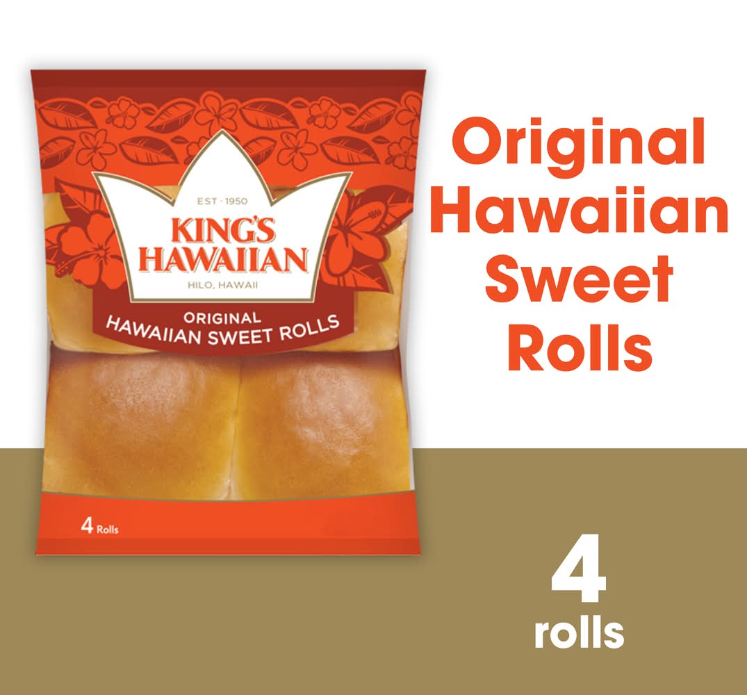 King's Hawaiian Original Sweet Rolls (4 ct)