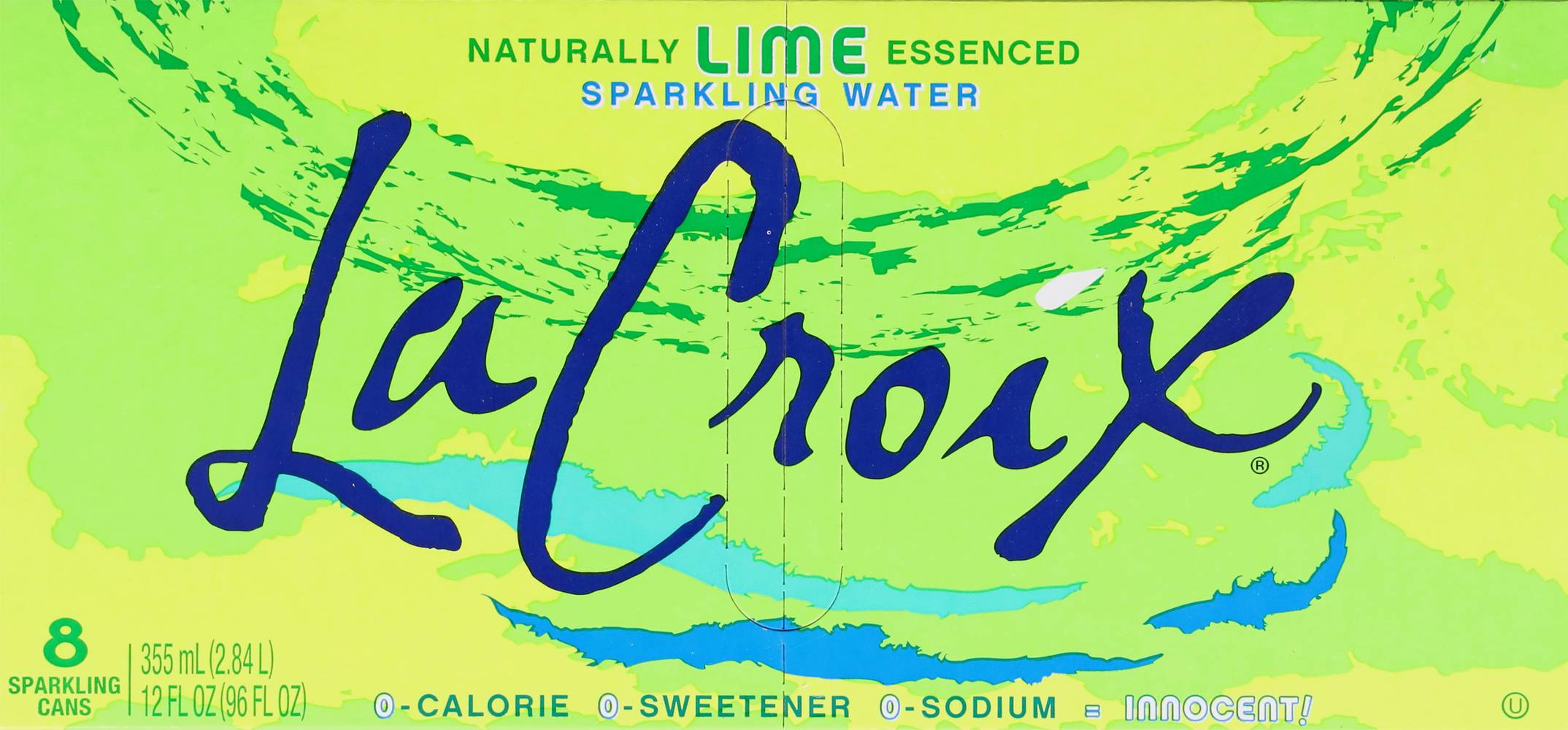 LaCroix Sparkling Water, Lime (8 x 12 fl oz)
