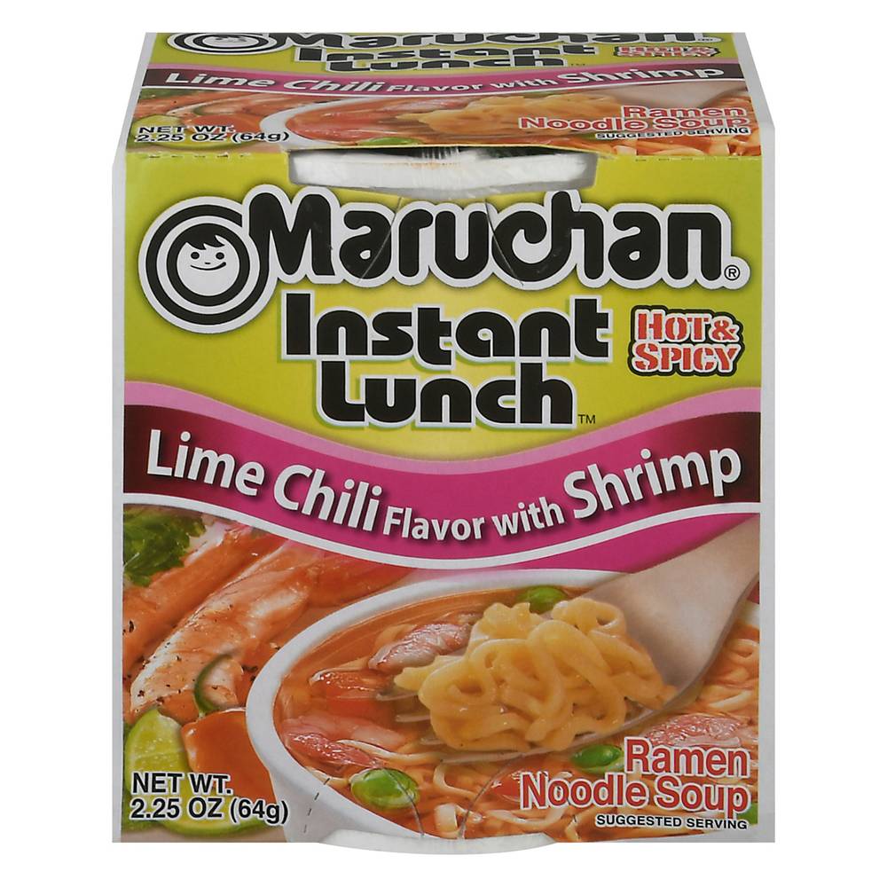 Maruchan Instant Lunch With Shrimp Ramen Noodles Soup, Lime-Chili (2.5 oz)