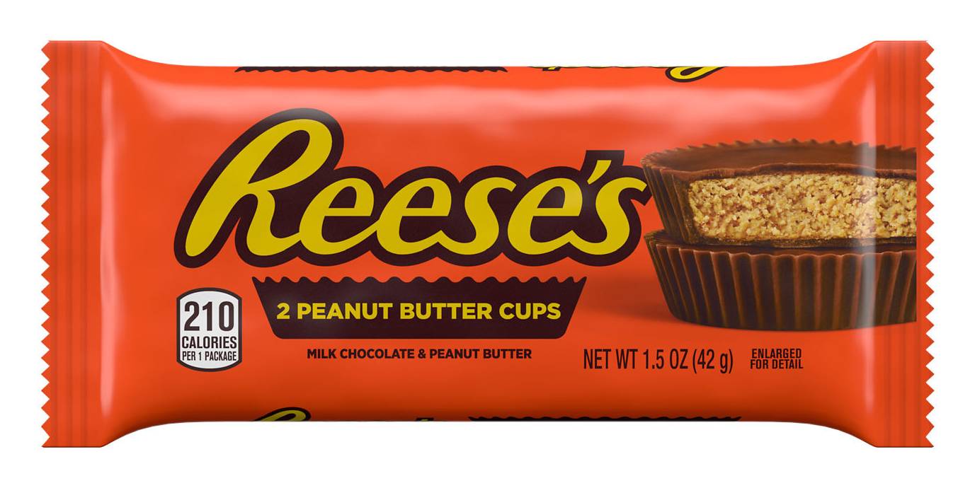 Reese's Milk Chocolate and Peanut Butter Cups (1.5 oz, 2 ct)