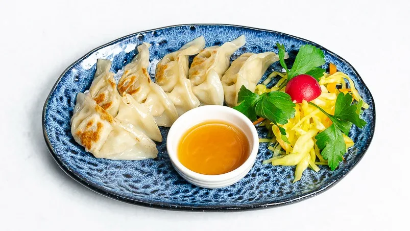 10. Pečeni japonski žlikrofi