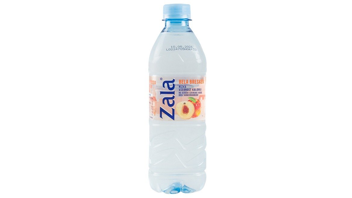 Voda Zala z okusom breskve 0.5 l