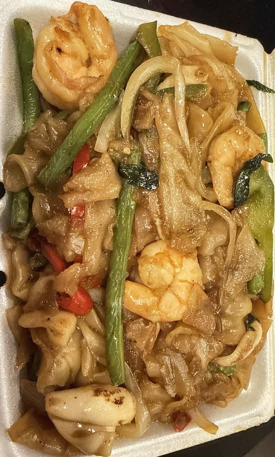 Seafood Drunken Noodle