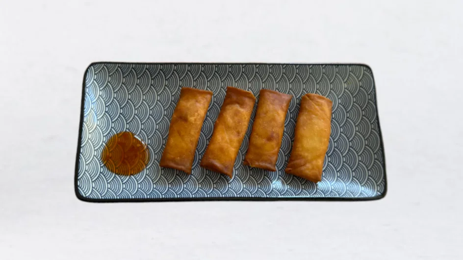 Mini domaci zelenjavni spomladanski zavitki