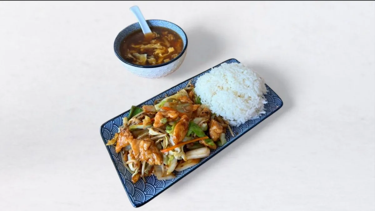 Sichuan piščanec + Kislo-pekoča juha