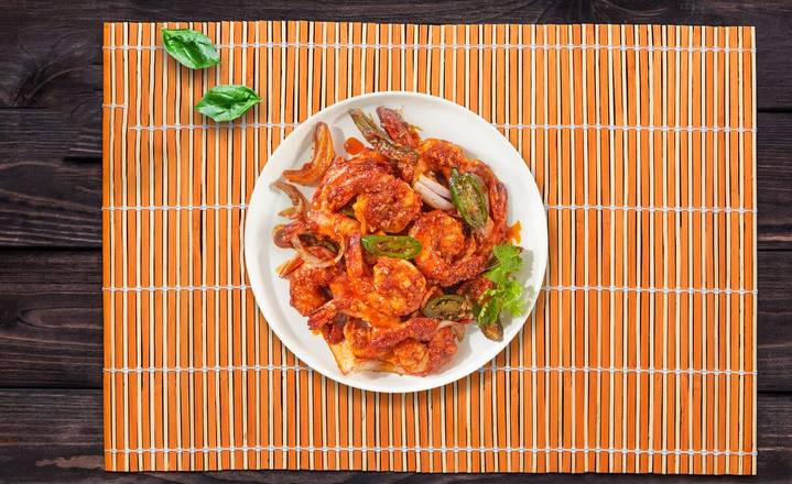 Spicy Swirl Shrimp