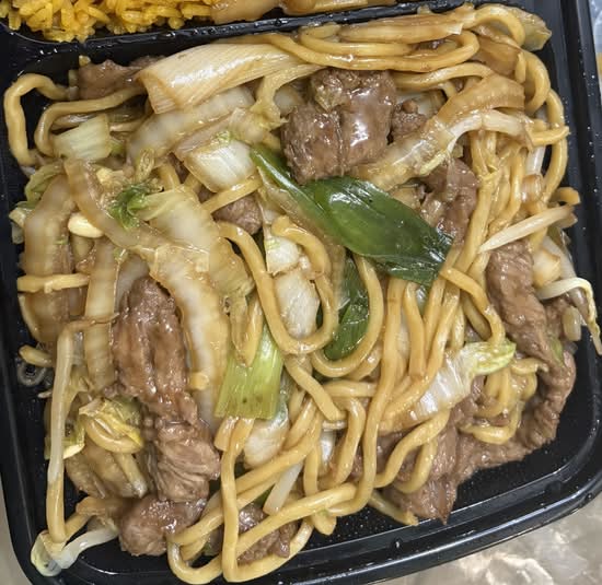 D4.Beef Lo Mein-晚4.牛捞面