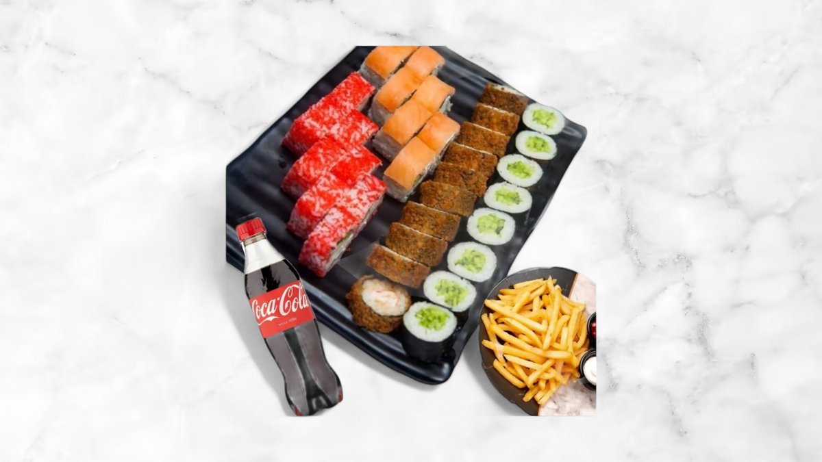 Ekonom Set (34 ədəd) + Kartof fri + Coca-Cola (500ml)