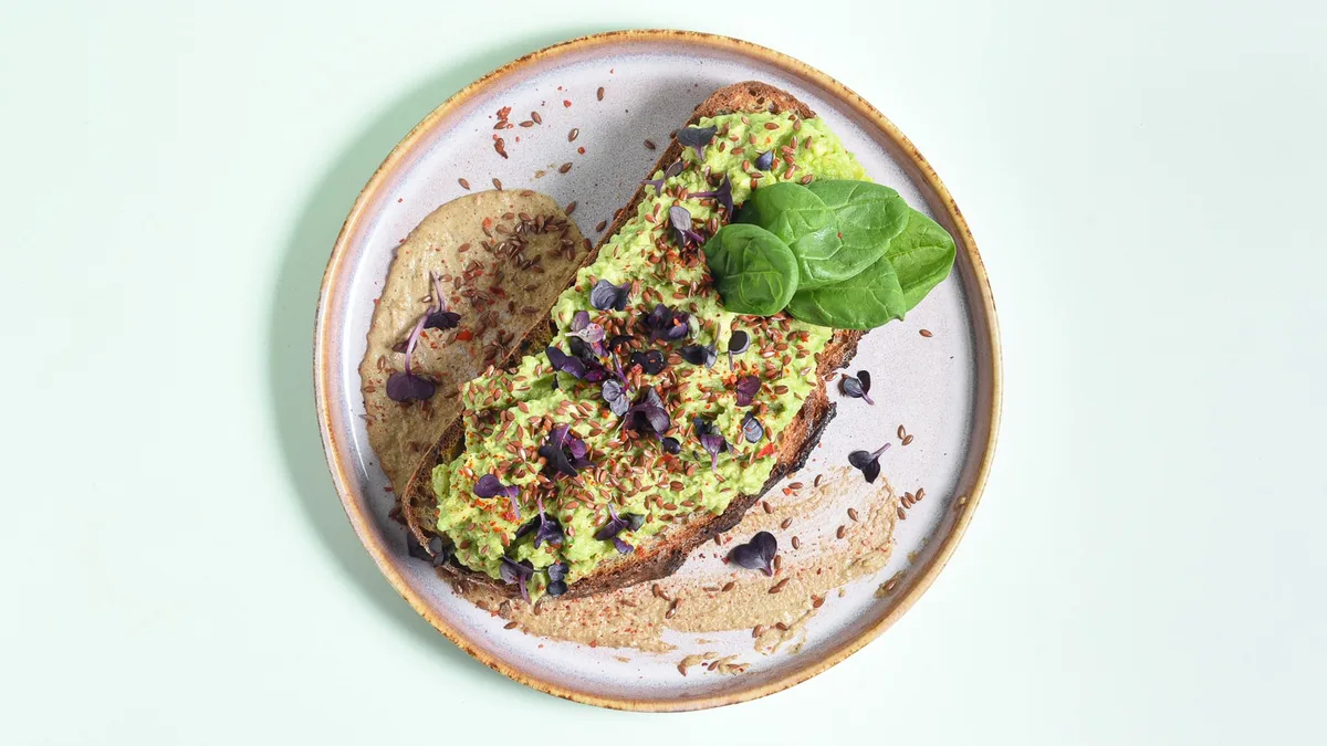 Avo Smash auf Sauerteig