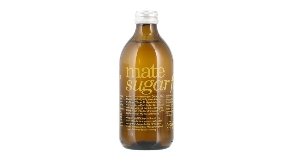 ChariTea Mate Ingwer zuckerfrei 0,33 l