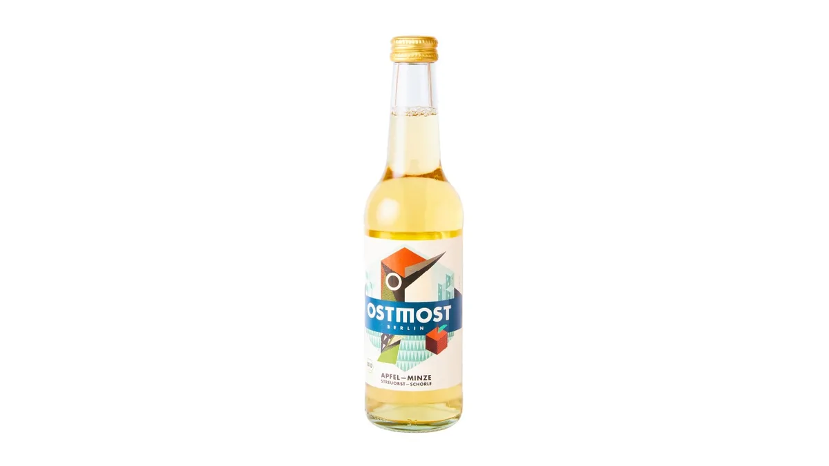 Ostmost Apfel-Minzeschorle 0,33 l