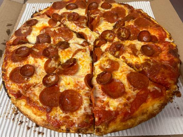 Garlic Butter Pan Triple Pepperoni Pizza - Small 10"