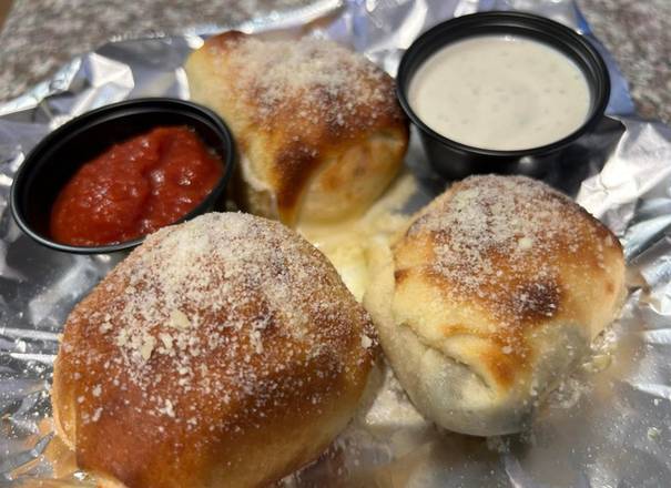 Garlic Cheesy Stuffed Bread Balls - Appetizer