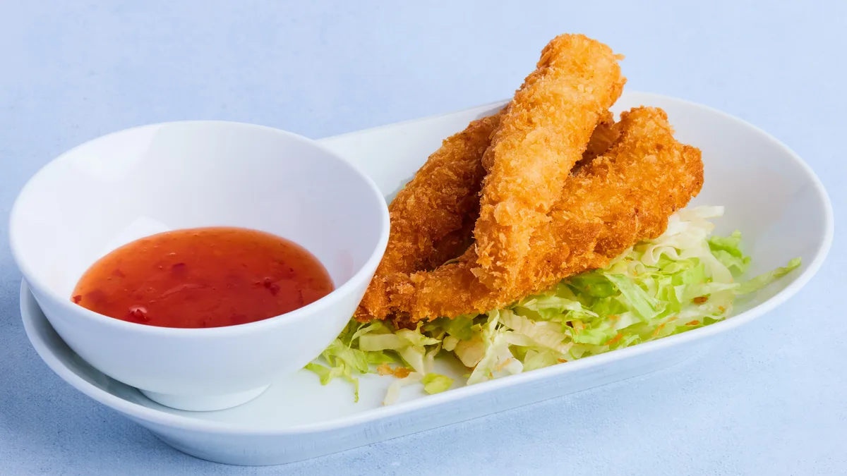 1. Innbakt Scampi 3stk