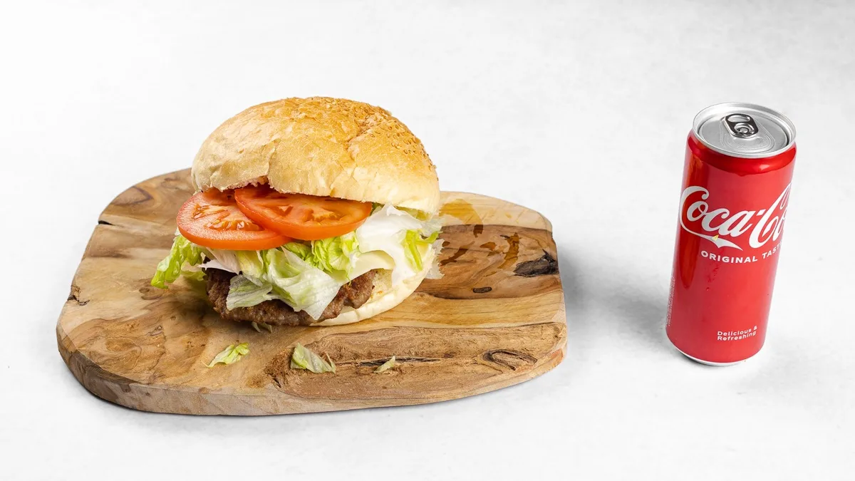 Burger Klasik in pijača
