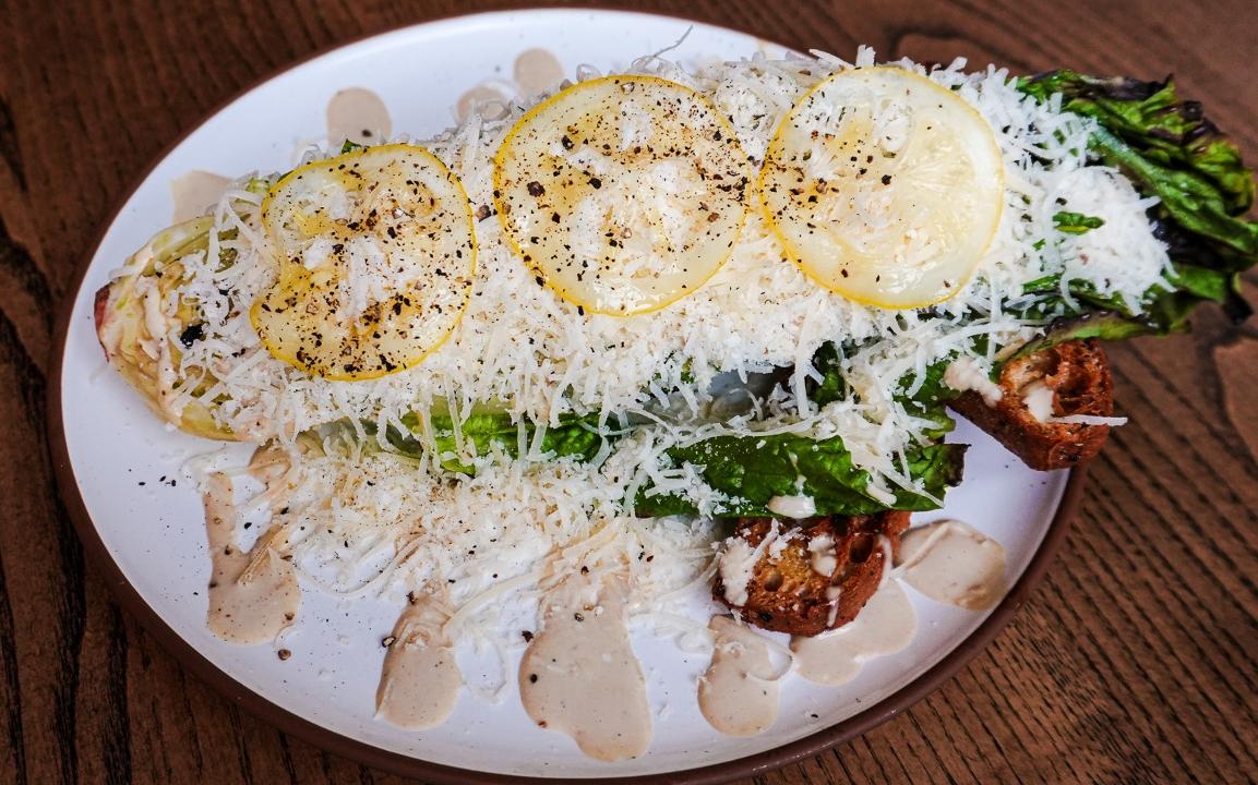Grilled Caesar salad